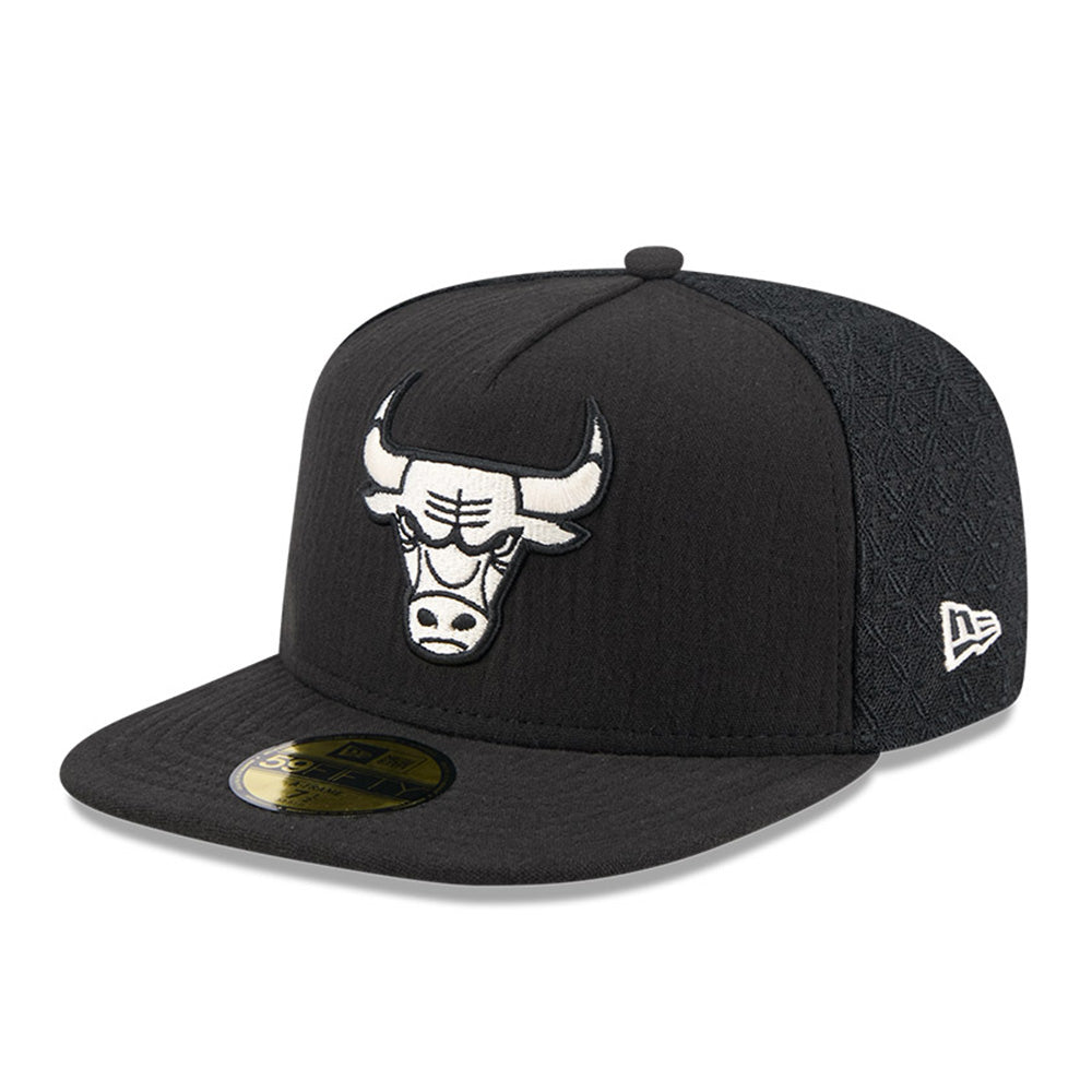 New Era Chicago Bulls NBA 2025 59FIFTY Day Black 59FIFTY A-Frame Fitted Cap