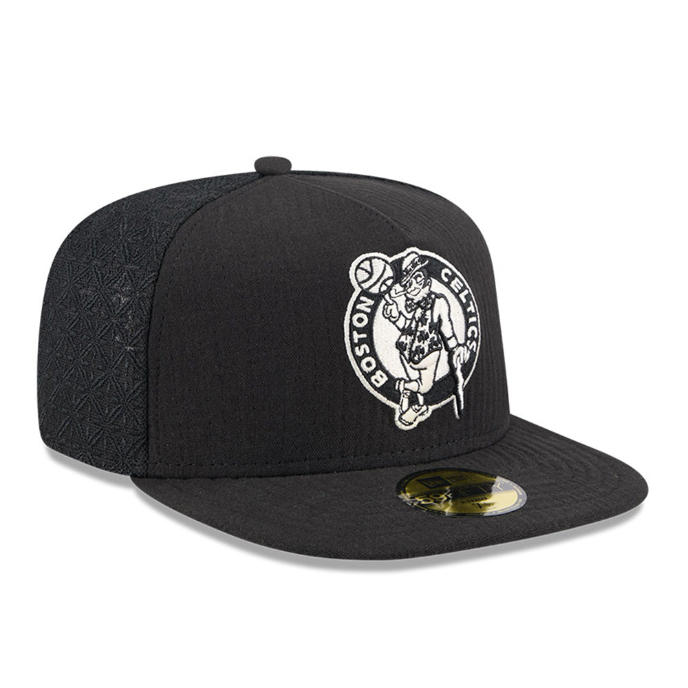 New Era Boston Celtics NBA 2025 59FIFTY Day Black 59FIFTY A-Frame Fitted Cap