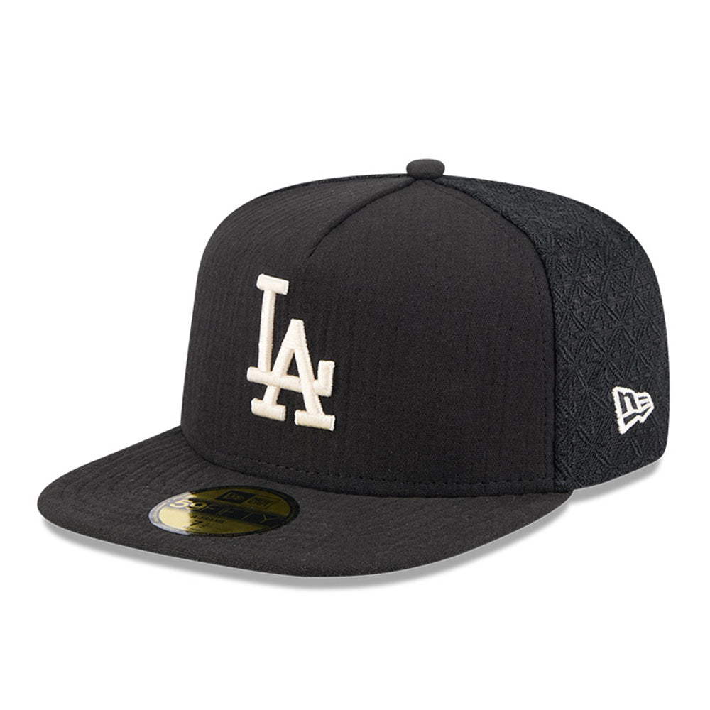 New Era Los Angeles Dodgers MLB 2025 59FIFTY Day Black 59FIFTY A-Frame Fitted Cap