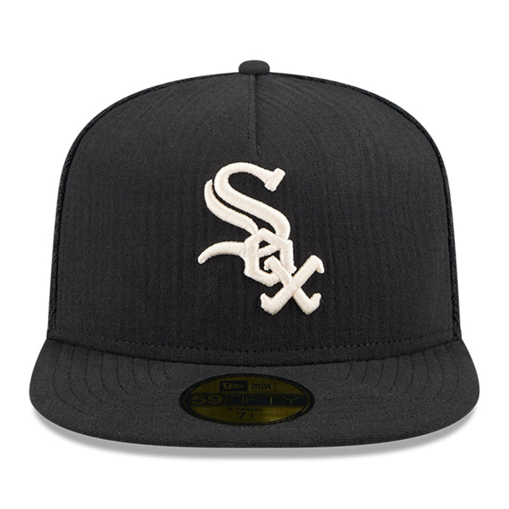 New Era Chicago White Sox MLB 2025 59FIFTY Day Black 59FIFTY A-Frame Fitted Cap