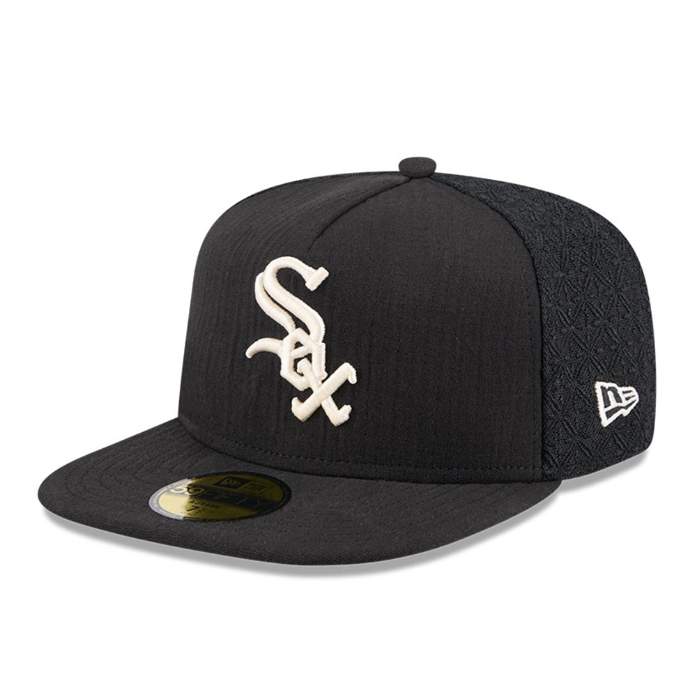 New Era Chicago White Sox MLB 2025 59FIFTY Day Black 59FIFTY A-Frame Fitted Cap