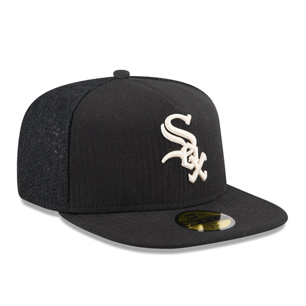 New Era Chicago White Sox MLB 2025 59FIFTY Day Black 59FIFTY A-Frame Fitted Cap