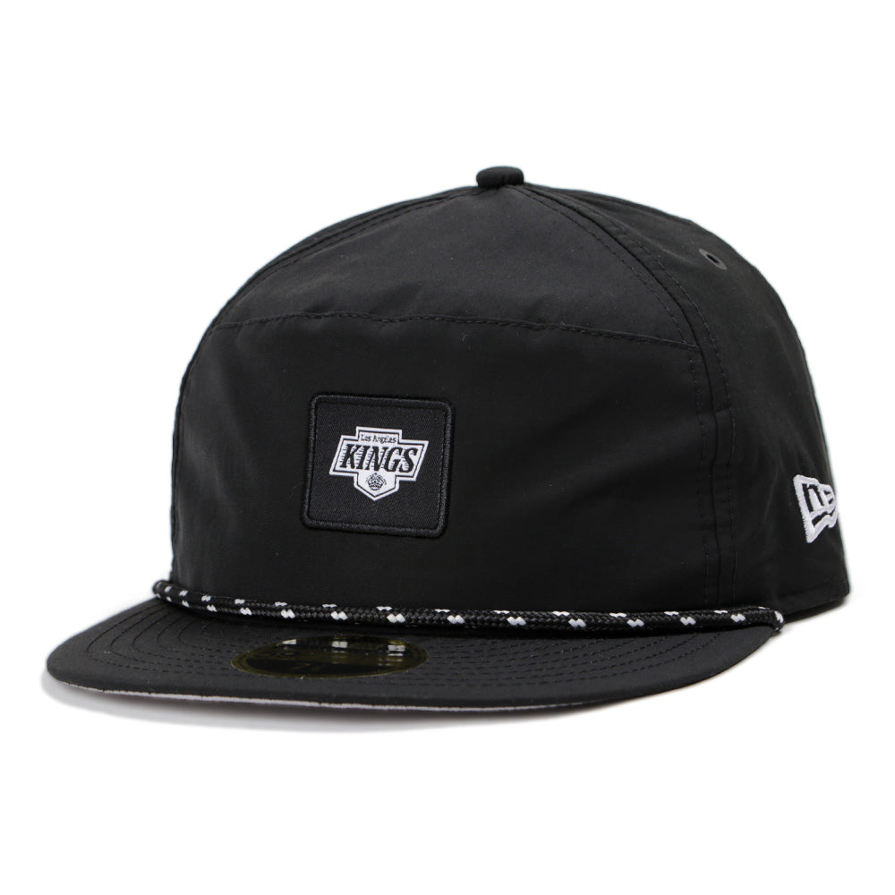New Era Los Angeles Kings NHL 2025 59FIFTY Day Black 59FIFTY Split Panel FItted Cap