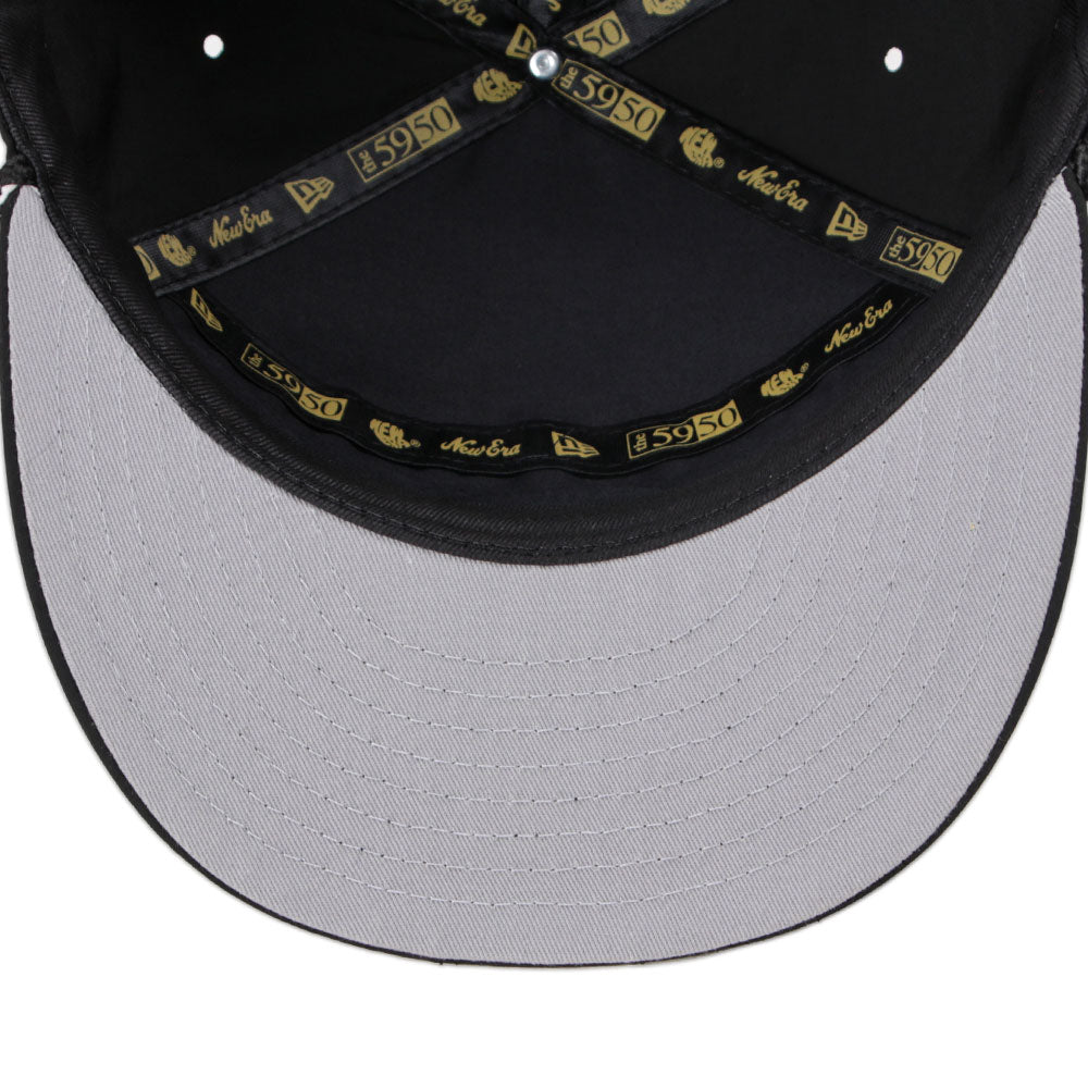 New Era Los Angeles Kings NHL 2025 59FIFTY Day Black 59FIFTY Split Panel FItted Cap