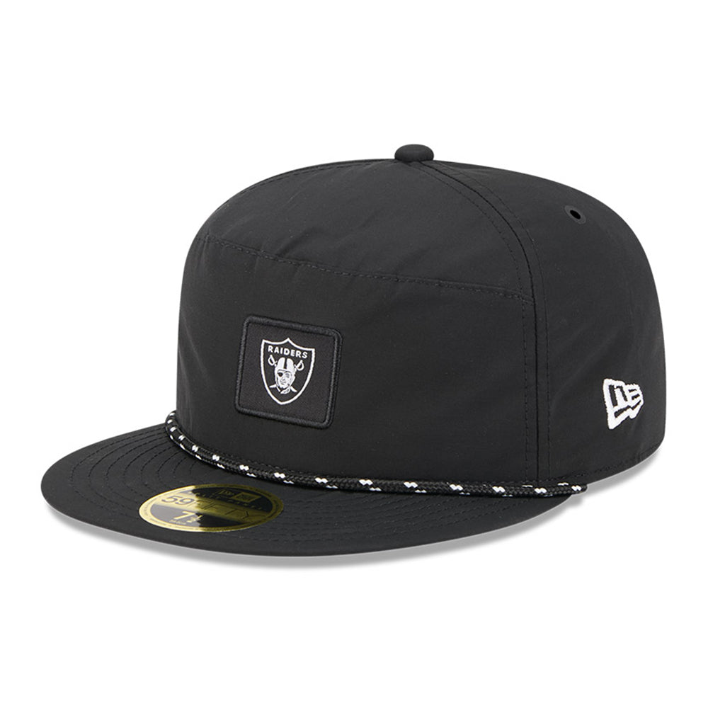 New Era Las Vegas Raiders NFL 2025 59FIFTY Day Black 59FIFTY Split Panel FItted Cap