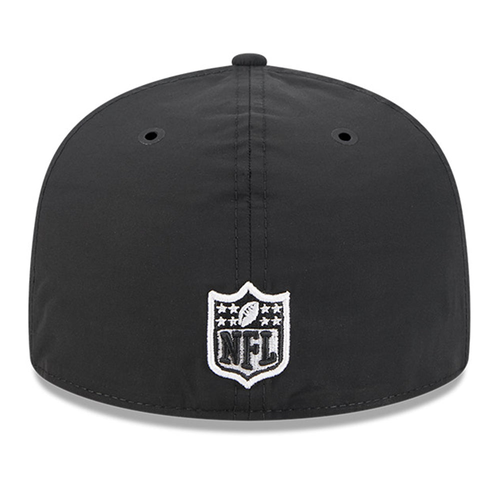 New Era Las Vegas Raiders NFL 2025 59FIFTY Day Black 59FIFTY Split Panel FItted Cap