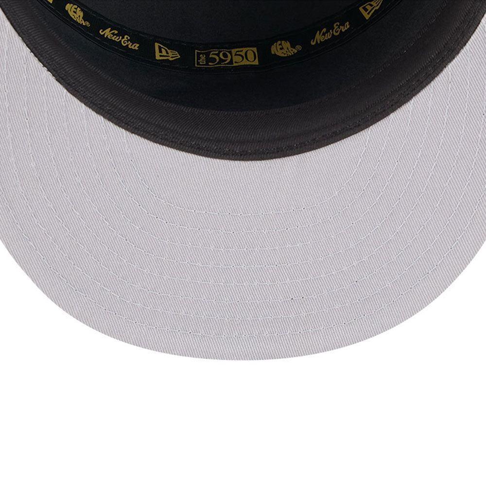 New Era Las Vegas Raiders NFL 2025 59FIFTY Day Black 59FIFTY Split Panel FItted Cap