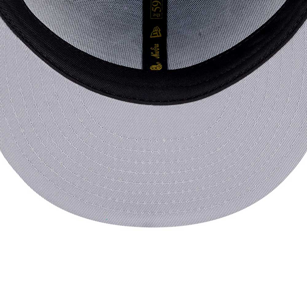 New Era New York Yankees Gold Logo MLB 2025 59FIFTY Day Black Gold 59FIFTY Fitted Cap