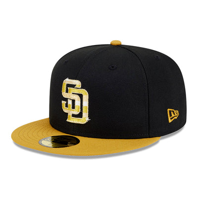 New Era San Diego Padres 5950 Day 2025 Black Gold 59FIFTY Fitted Cap