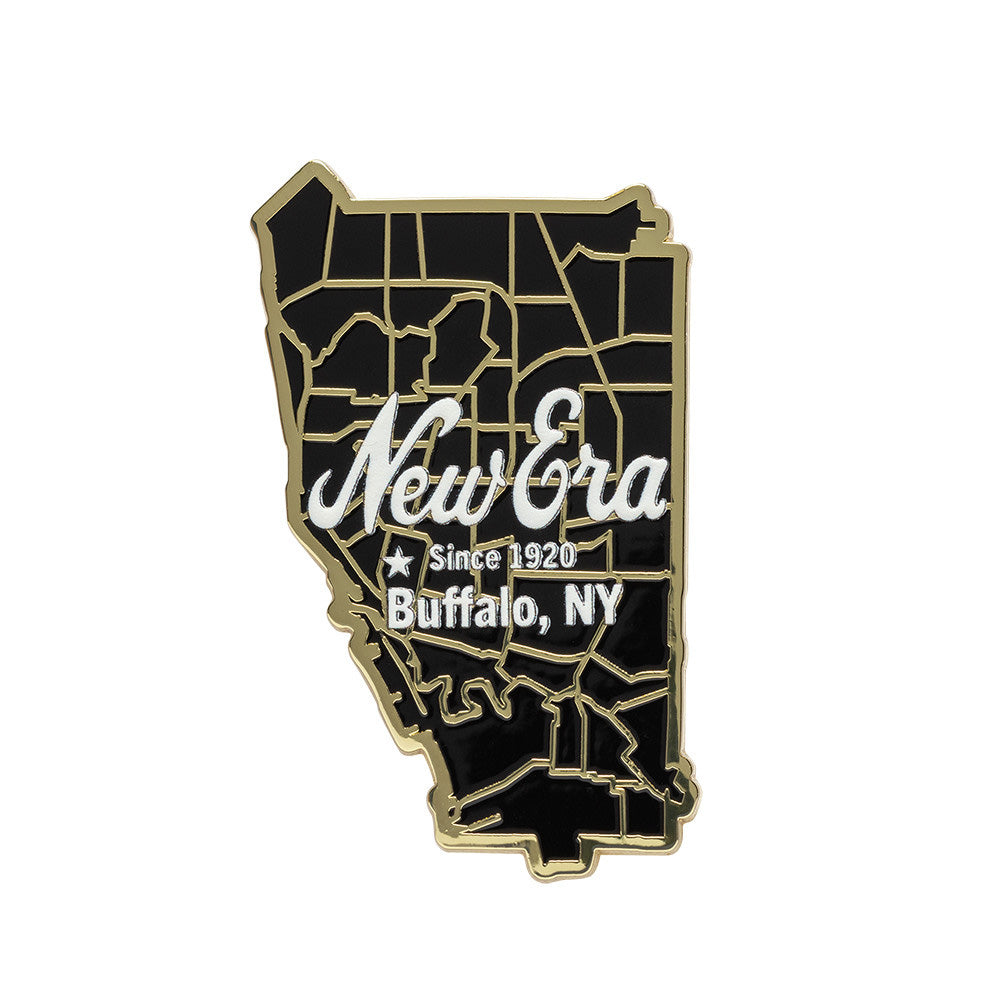 New Era Buffalo Map 2025 59FIFTY Day Gold Black Pin Accessory