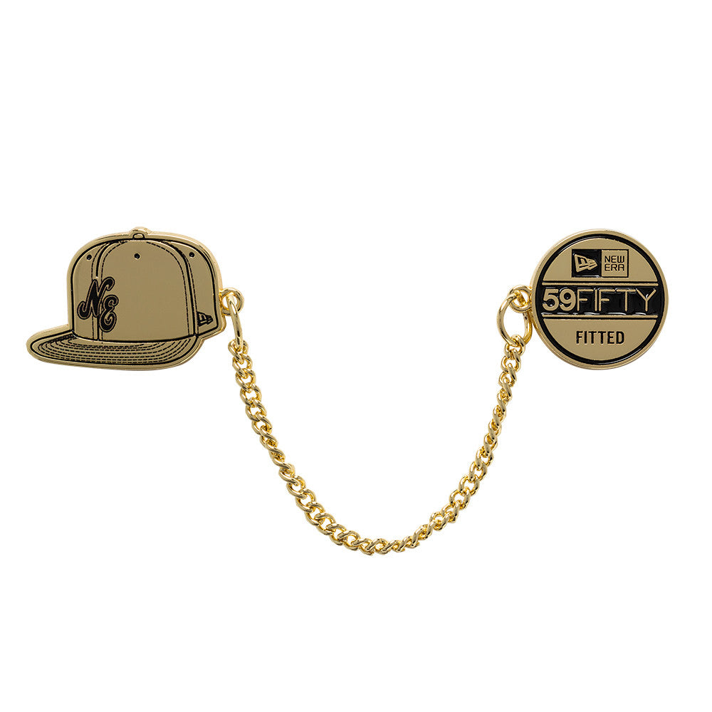 New Era Cap Sticker 2025 59FIFTY Day Black and Gold Pin Accessory