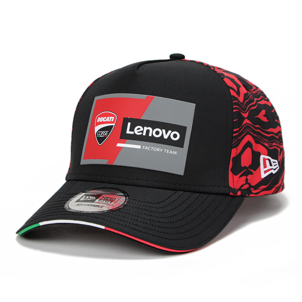 New Era Ducati Team Misano Black Red 9FORTY E-Frame Snapback Cap