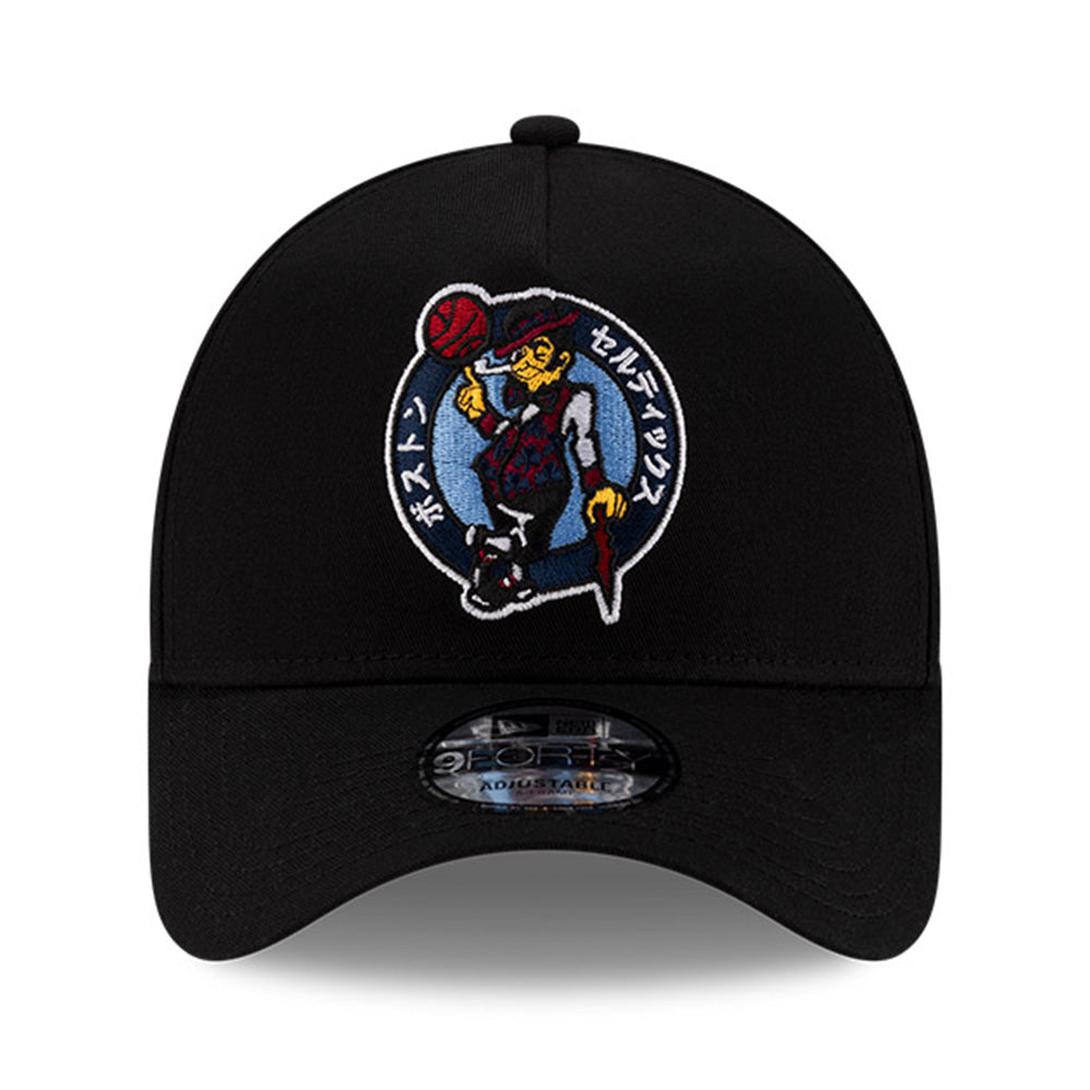 New Era Boston Celtics Hyperfly Katakana x NBA All Star Game Black 9FORTY A-Frame Snapback Cap