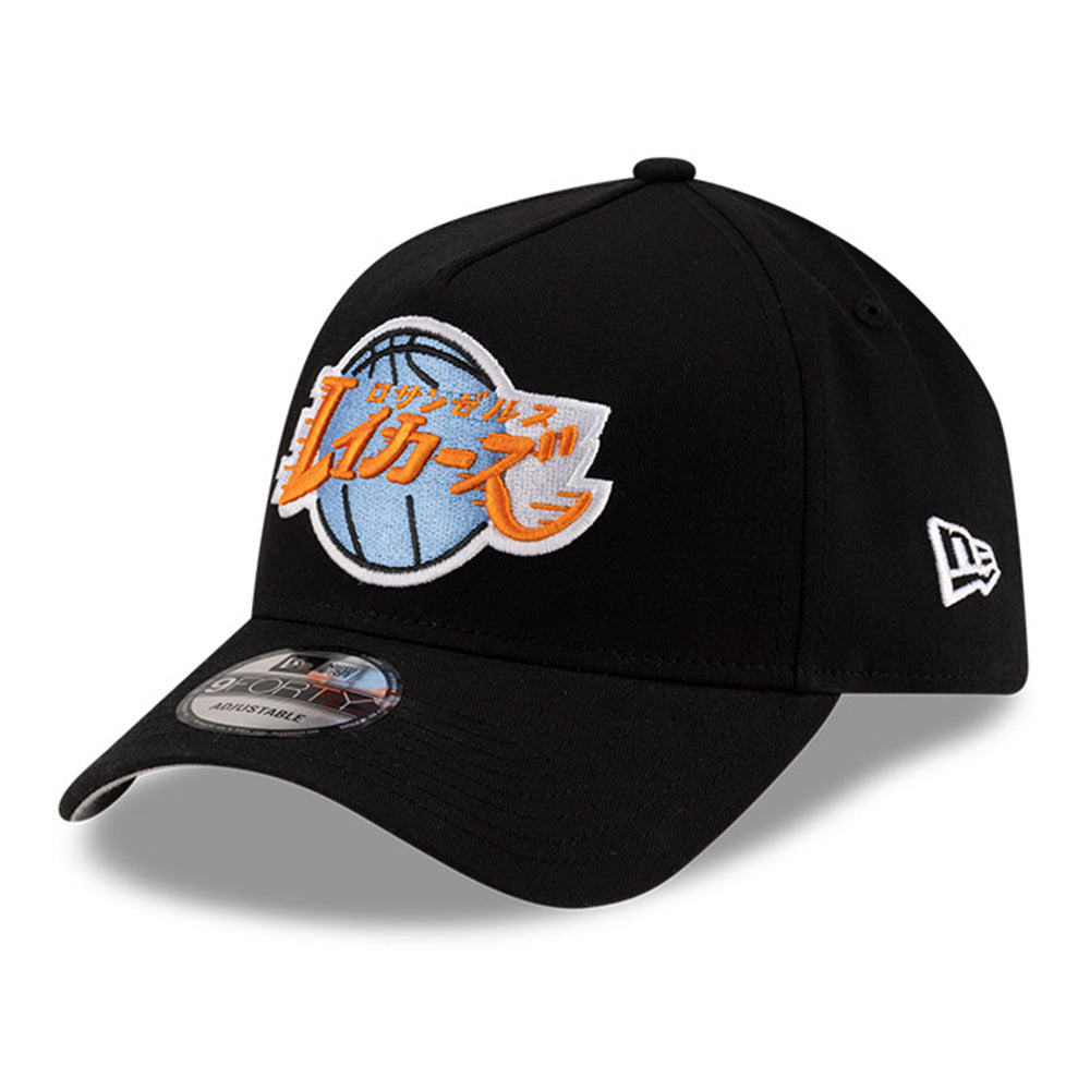 New Era Los Angeles Lakers Hyperfly Katakana x NBA All Star Game Light Logo Black 9FORTY A-Frame Snapback Cap