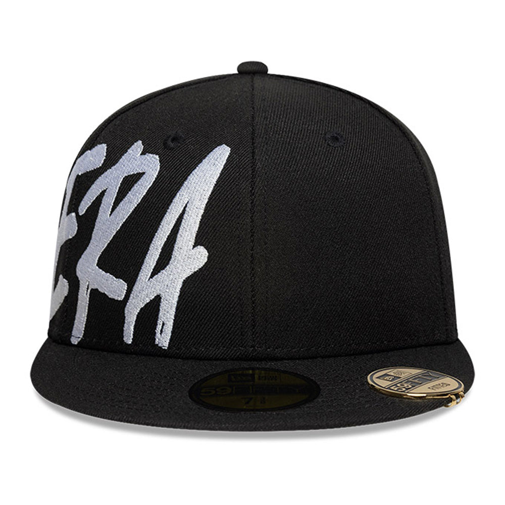 New Era NE Script 2025 59FIFTY Day Black 59FIFTY Fitted Cap