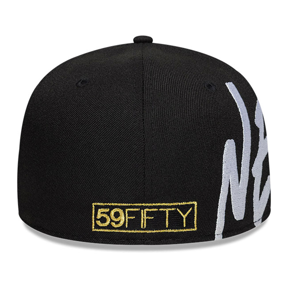 New Era NE Script 2025 59FIFTY Day Black 59FIFTY Fitted Cap