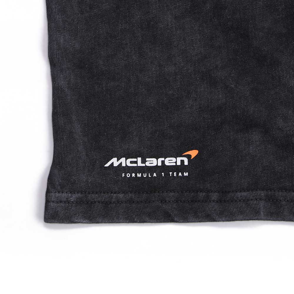 New Era McLaren Racing Wordmark Black Oversized Short Sleeve T-Shirt