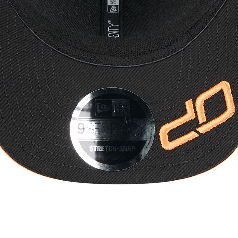 New Era McLaren Racing Oscar Piastri Las Vegas Race Special Black Orange 9SEVENTY Stretch Snapback Cap