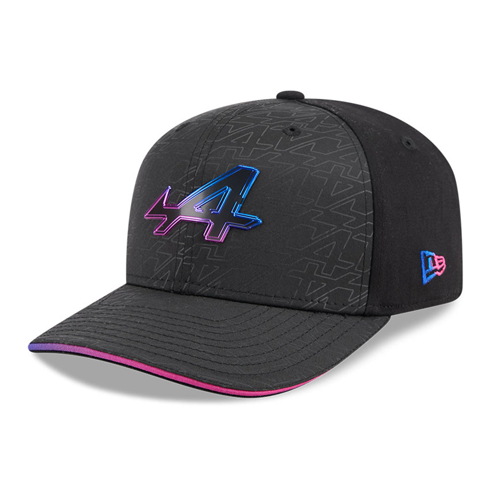 New Era BWT Alpine F1 Team Las Vegas Race Special Black 9SEVENTY Stretch Snapback Cap