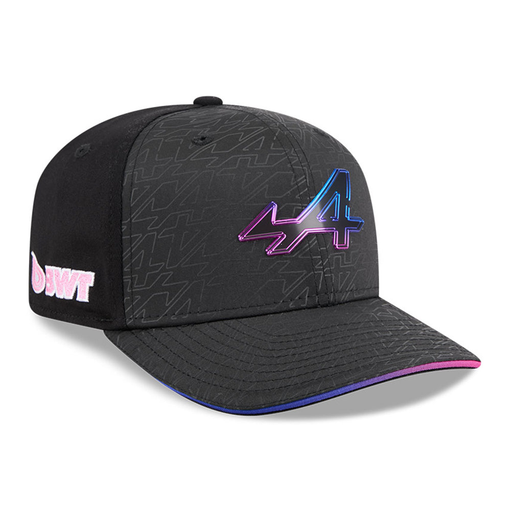 New Era BWT Alpine F1 Team Las Vegas Race Special Black 9SEVENTY Stretch Snapback Cap