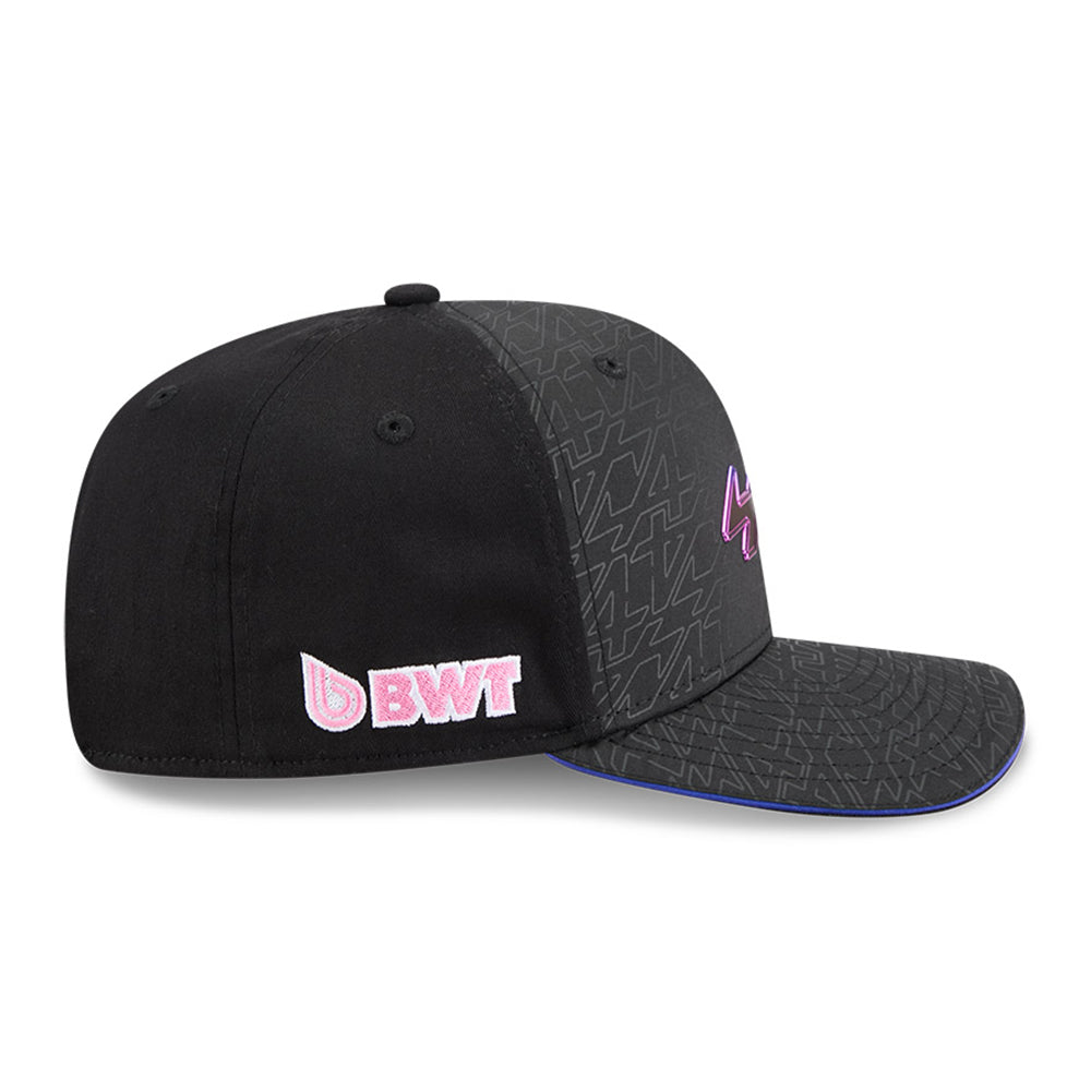 New Era BWT Alpine F1 Team Las Vegas Race Special Black 9SEVENTY Stretch Snapback Cap