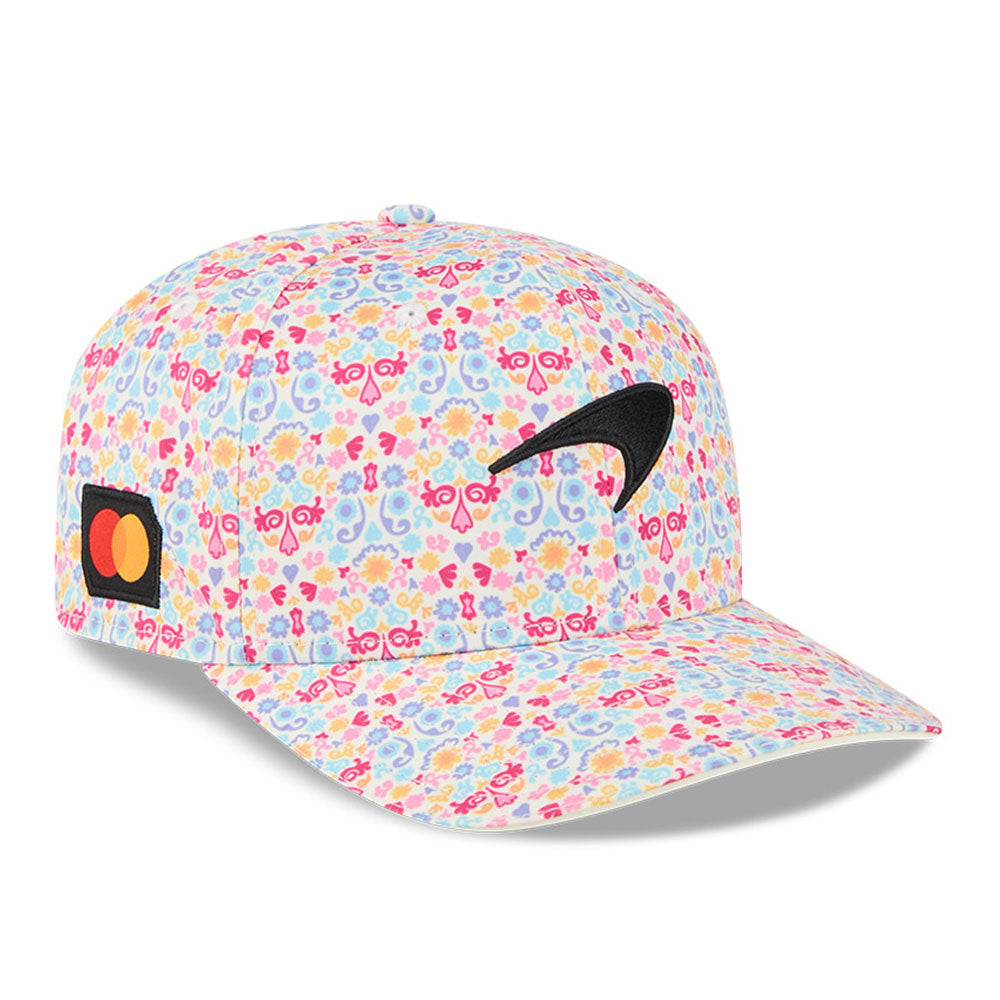New Era McLaren Racing Mexico Race Special White Multi 9SEVENTY Stretch Snapback Cap