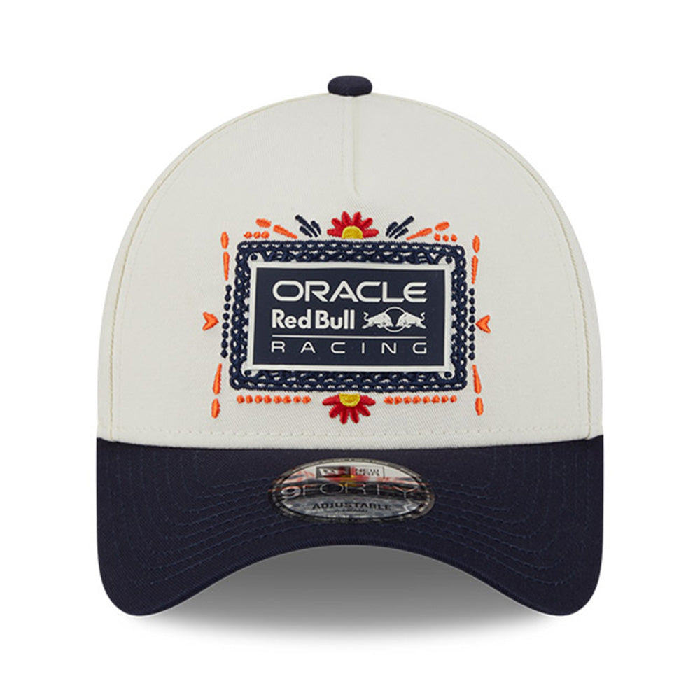 New Era Oracle Red Bull Racing Mexico Race Special White 9FORTY A-Frame Snapback Cap