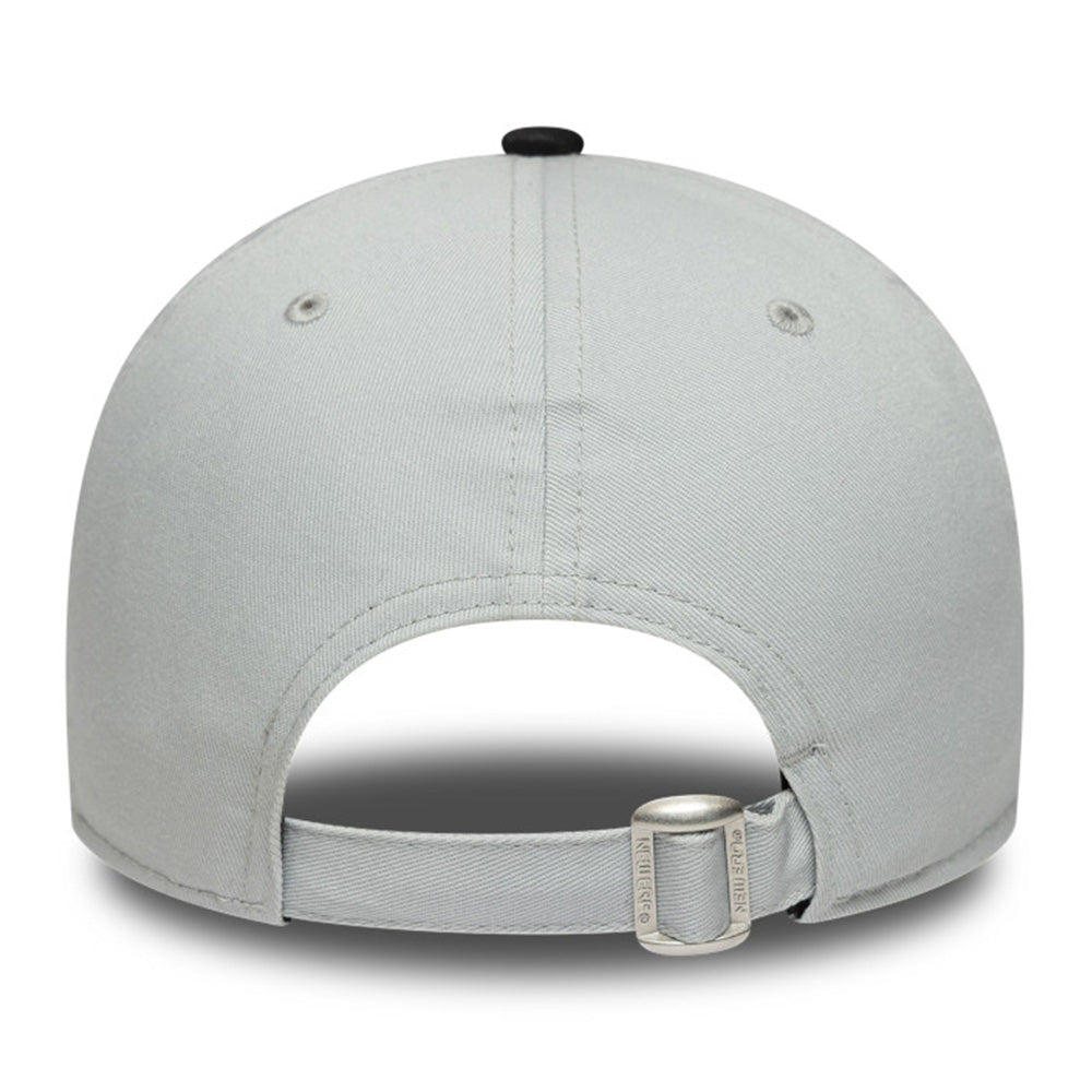 New Era Las Vegas Raiders Side Patch Snow Grey 9FORTY Adjustable Cap