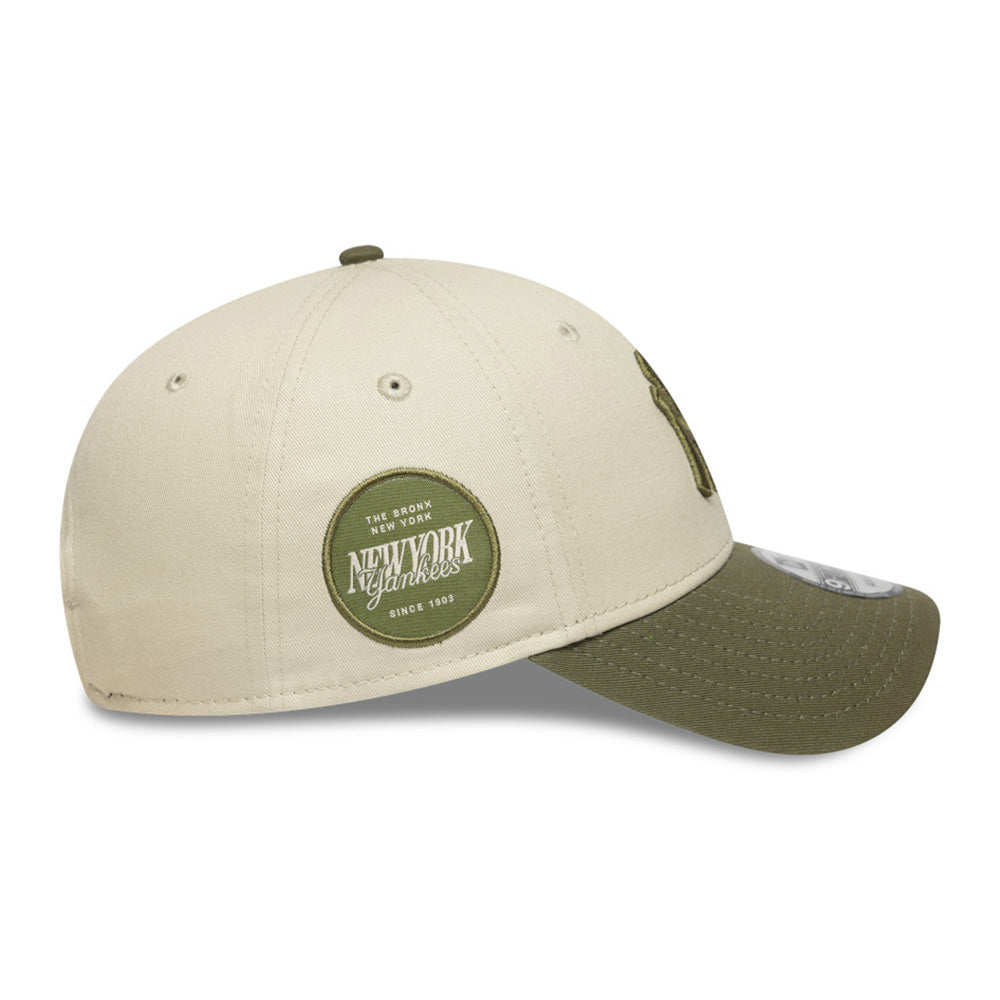 New Era New York Yankees Side Patch Stone 9FORTY Adjustable Cap