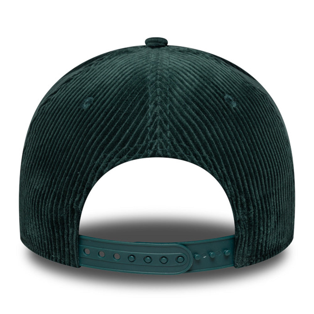 New Era Script Patch Cord Deep Turquoise 9FORTY E-Frame Snapback Cap