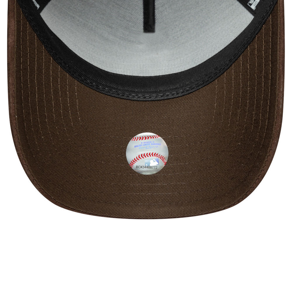 New Era Los Angeles Dodgers Suede Visor Rifle Green 9FORTY E-Frame Snapback Cap