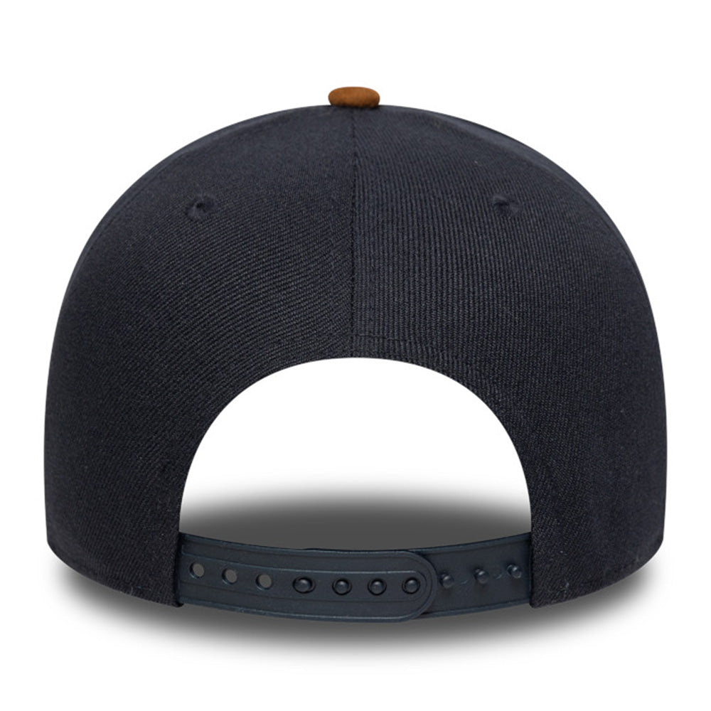 New Era Detroit Tigers Suede Visor Navy 9FORTY E-Frame Snapback Cap