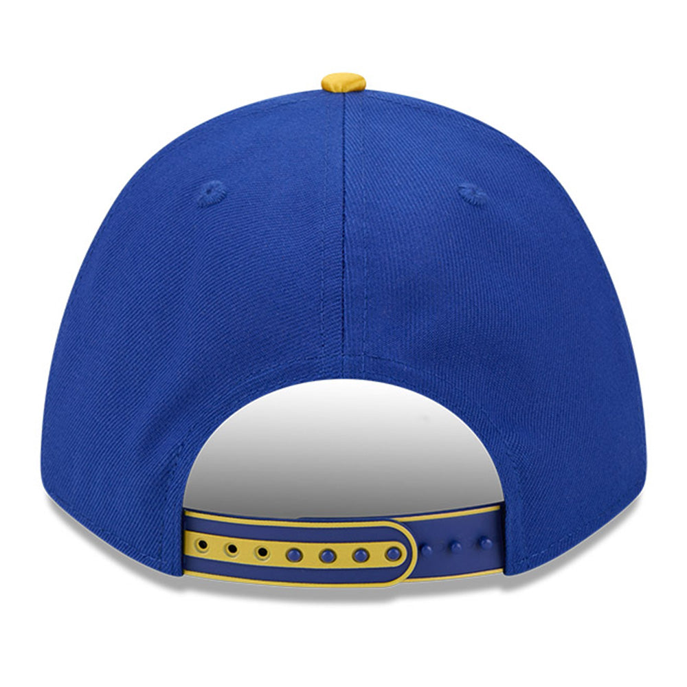 New Era Golden State Warriors Tip Off 2025 White Blue 9FORTY M-Crown A-Frame Snapback Cap
