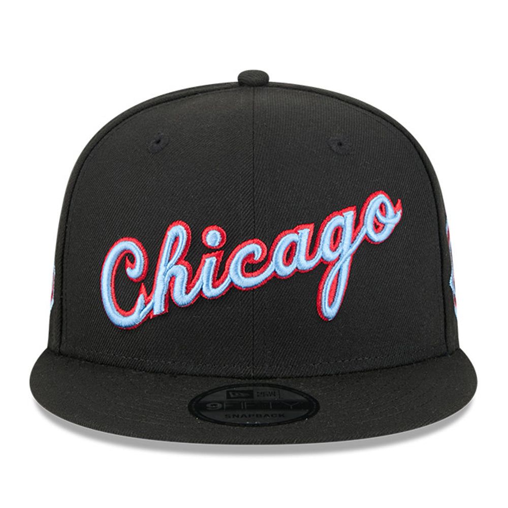 New Era Chicago Bulls 2025 City Edition Black 9FIFTY Snapback Cap