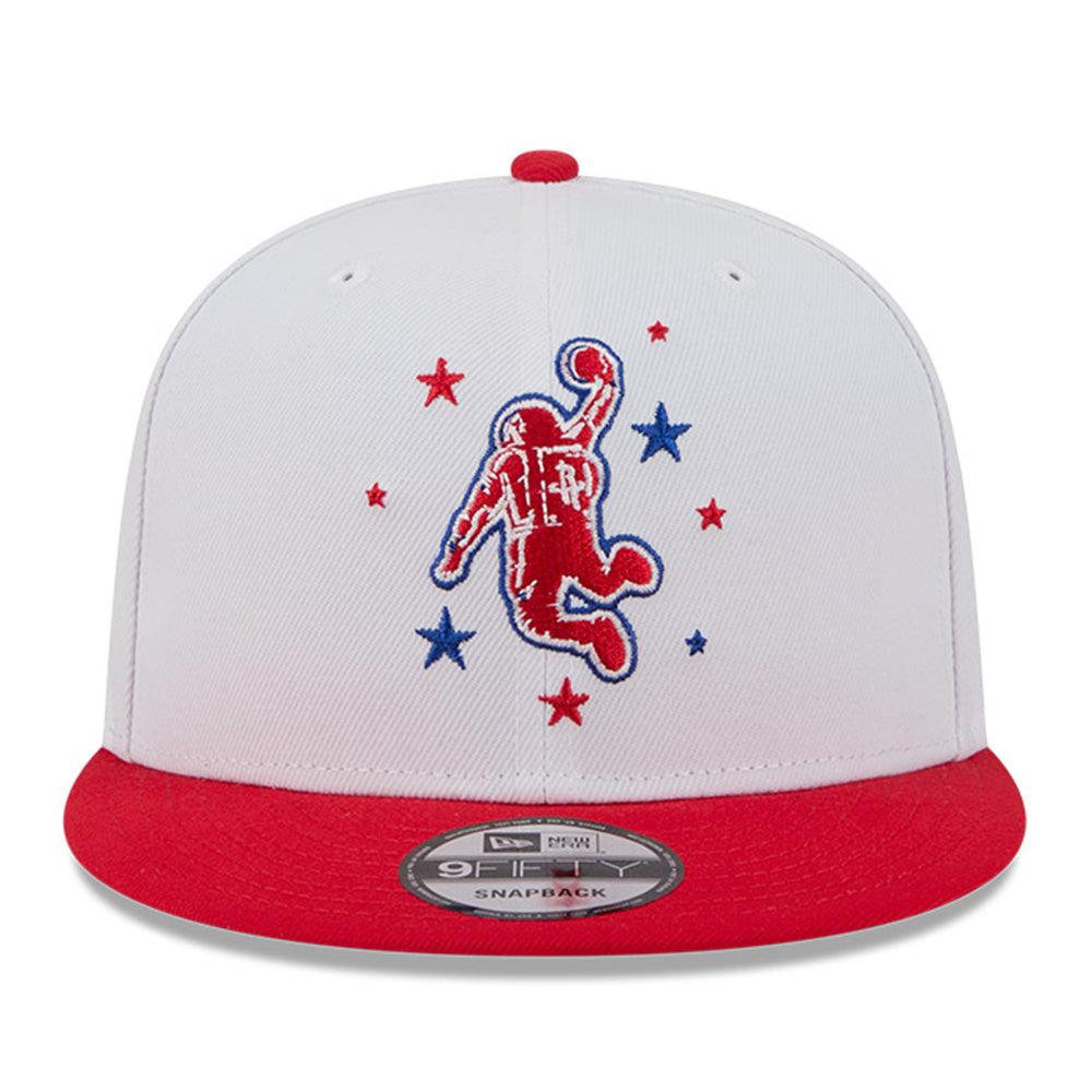 New Era Houston Rockets 2025 City Edition Red 9FIFTY Snapback Cap