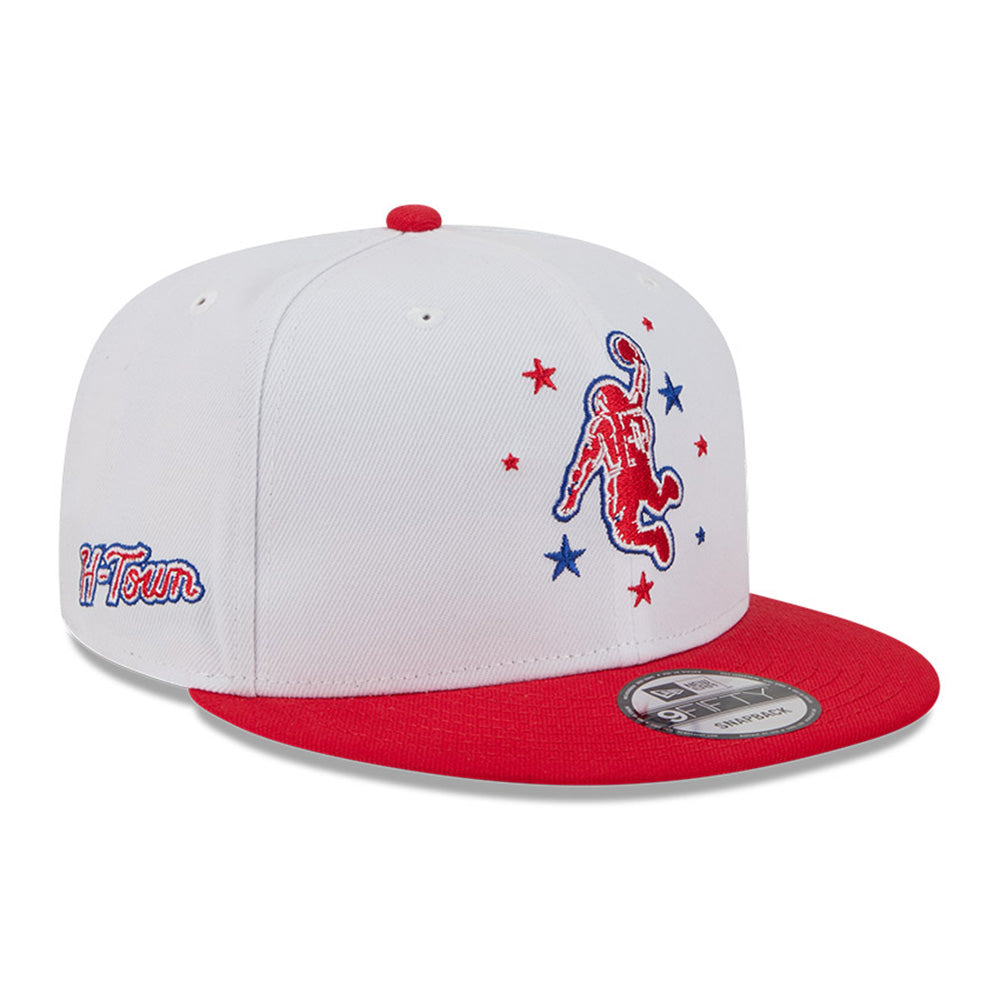 New Era Houston Rockets 2025 City Edition Red 9FIFTY Snapback Cap