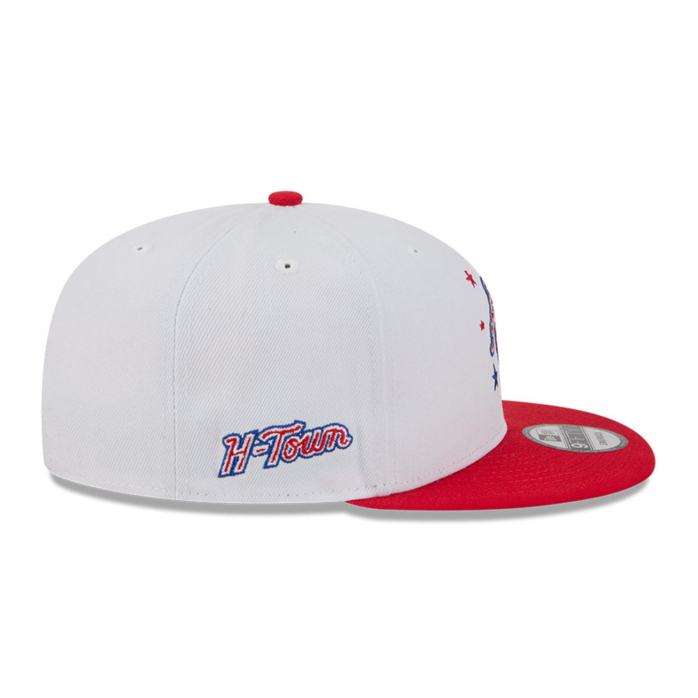 New Era Houston Rockets 2025 City Edition Red 9FIFTY Snapback Cap