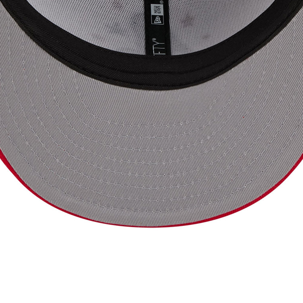 New Era Houston Rockets 2025 City Edition Red 9FIFTY Snapback Cap