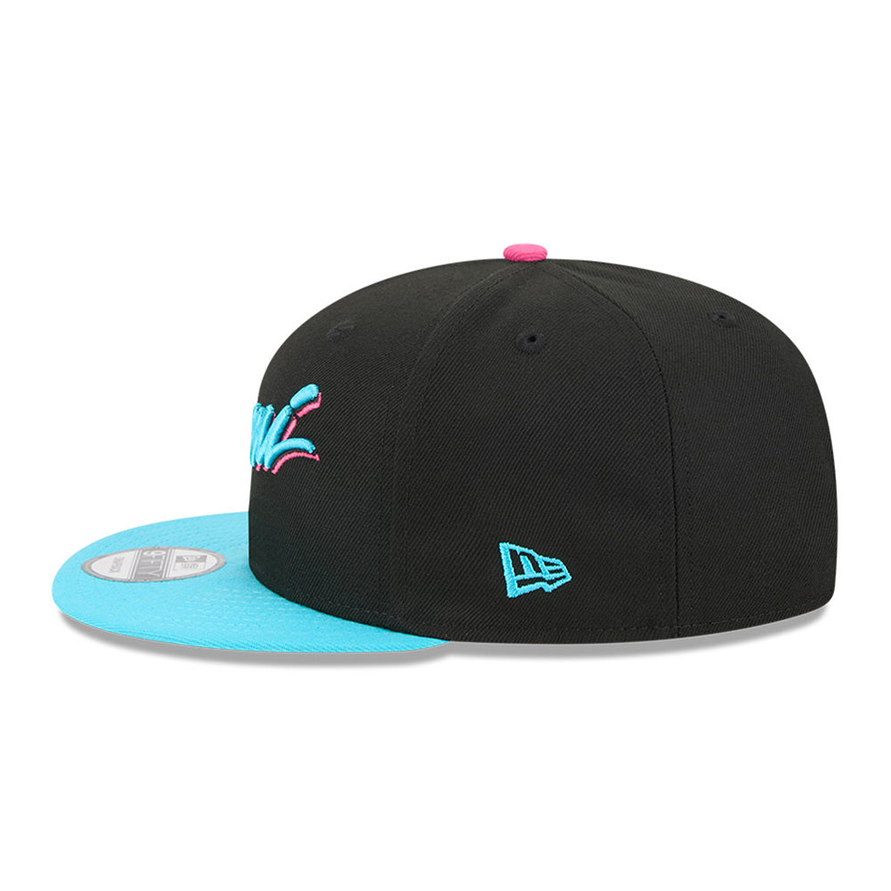 New Era Miami Heat 2025 City Edition Black 9FIFTY Snapback Cap