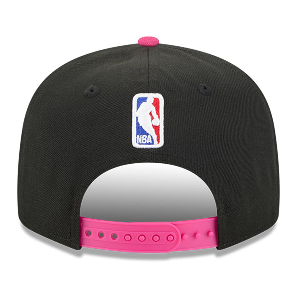 New Era Miami Heat 2025 City Edition Black 9FIFTY Snapback Cap
