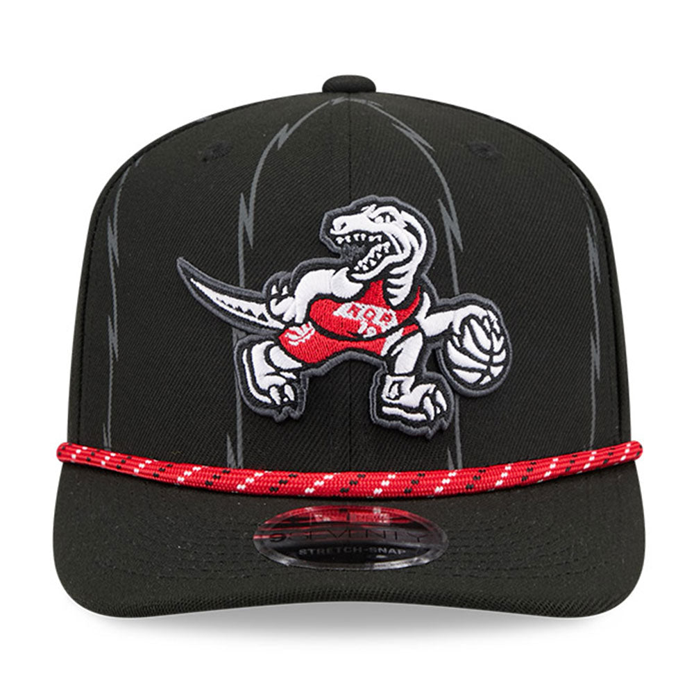 New Era Toronto Raptors 2025 City Edition Black 9SEVENTY Stretch Snapback Cap