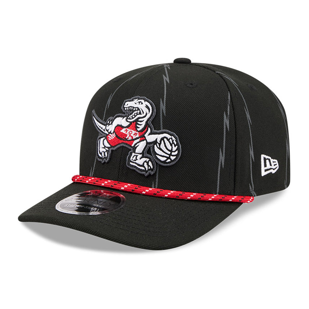New Era Toronto Raptors 2025 City Edition Black 9SEVENTY Stretch Snapback Cap