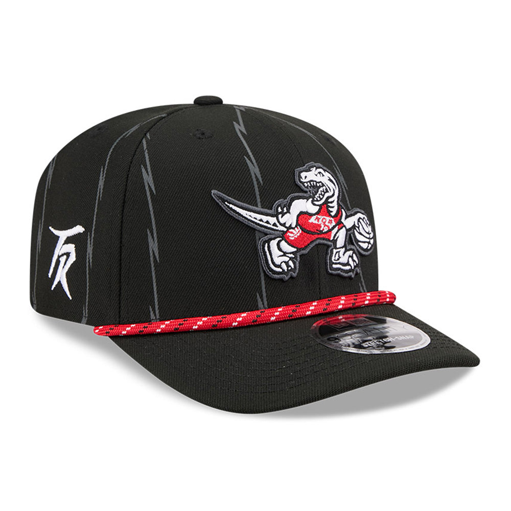 New Era Toronto Raptors 2025 City Edition Black 9SEVENTY Stretch Snapback Cap