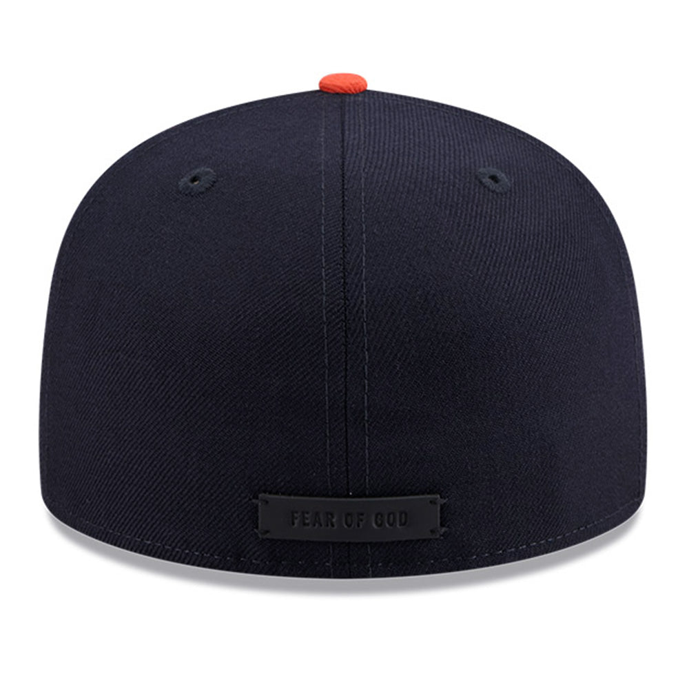 New Era x Fear Of God Detroit Tigers MLB Negro League 2025 Navy 59FIFTY Fitted Cap (Limited Exclusive)