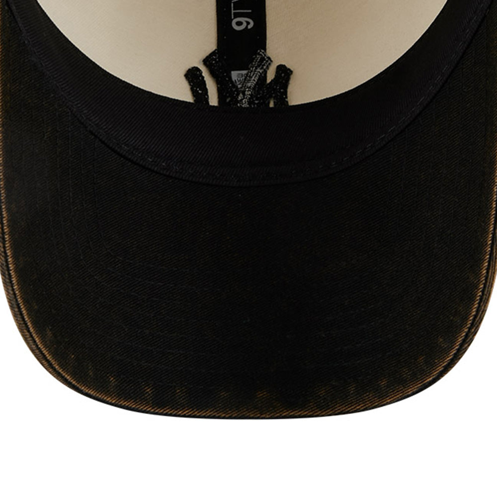 New Era New York Yankees Snow Washed Q425 Chrome White Black 9TWENTY Adjustable Cap