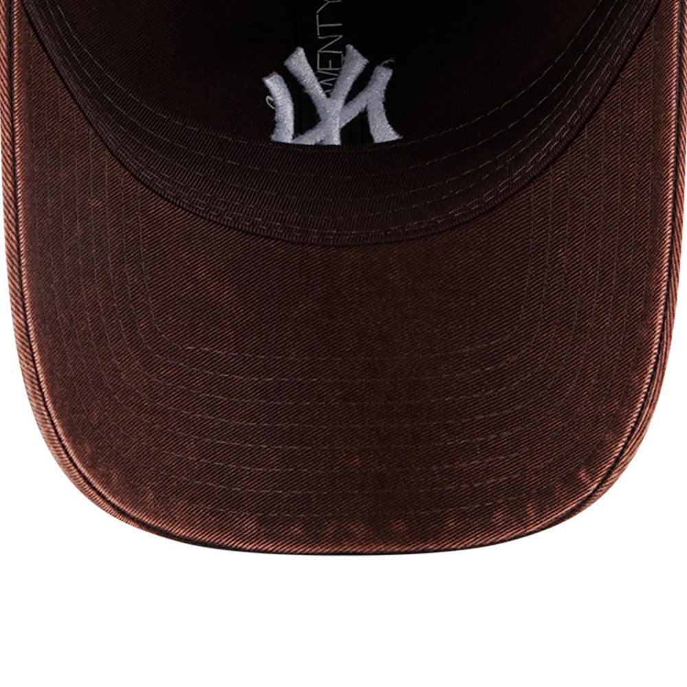 New Era New York Yankees Q425 Snow Wash Brown 9TWENTY Adjustable Cap