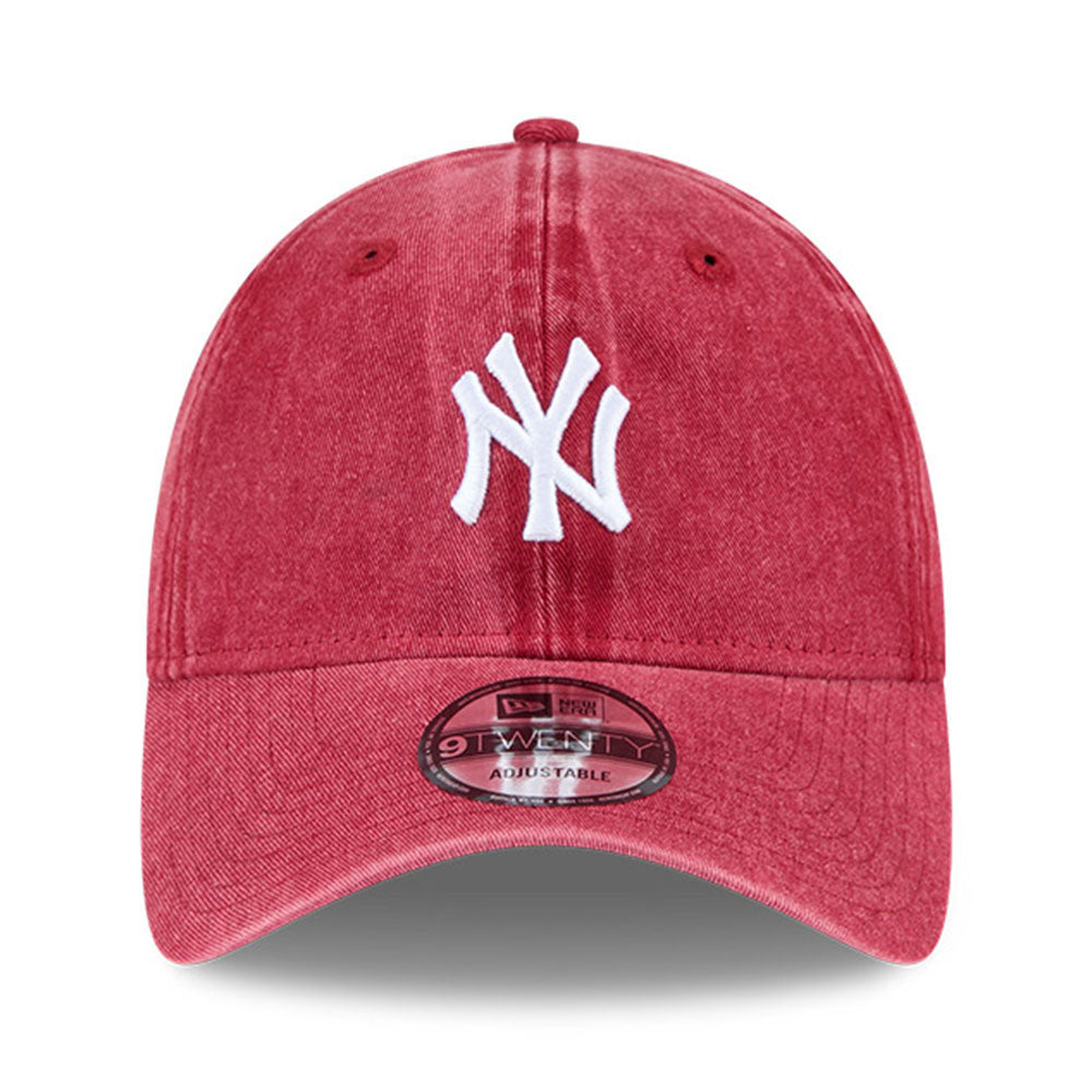 New Era New York Yankees Q425 Snow Wash Red 9TWENTY Adjustable Cap