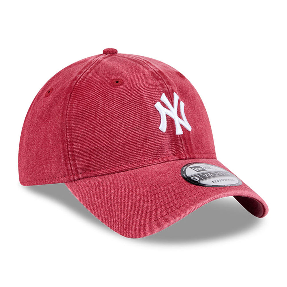 New Era New York Yankees Q425 Snow Wash Red 9TWENTY Adjustable Cap