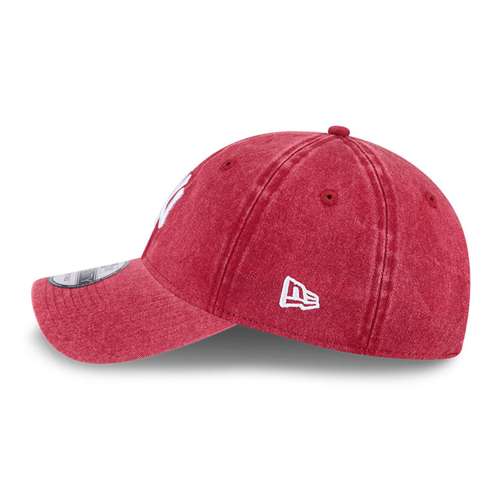 New Era New York Yankees Q425 Snow Wash Red 9TWENTY Adjustable Cap