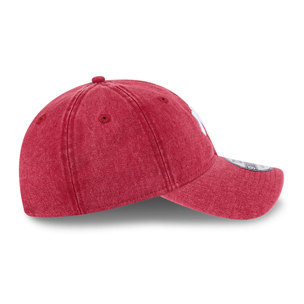 New Era New York Yankees Q425 Snow Wash Red 9TWENTY Adjustable Cap
